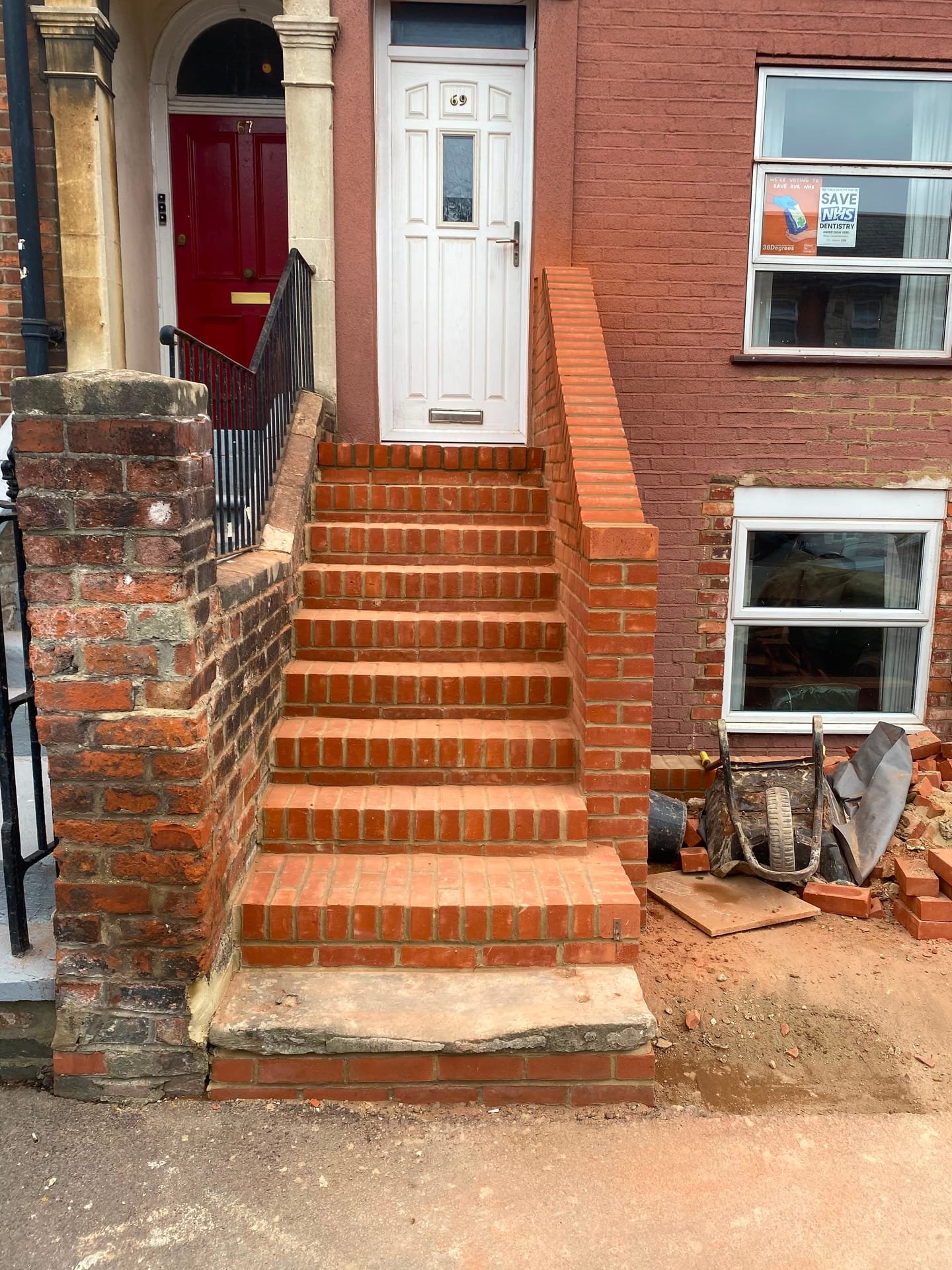 Brick steps